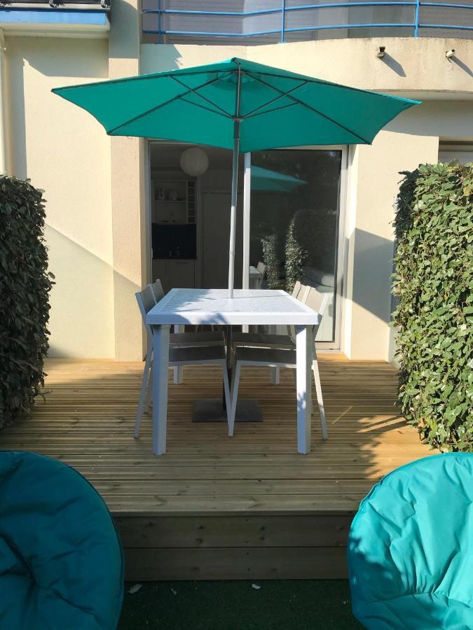 Studio Les Pétrels avec terrasse et jardinet à 2 pas de la plage Pornichet Esterno foto